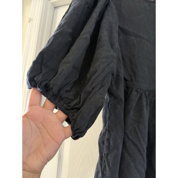 A& Other Stories Women's Cotton Balloon Sleeve Mini Dress Size 6 Bohemian - Picture 3 of 7